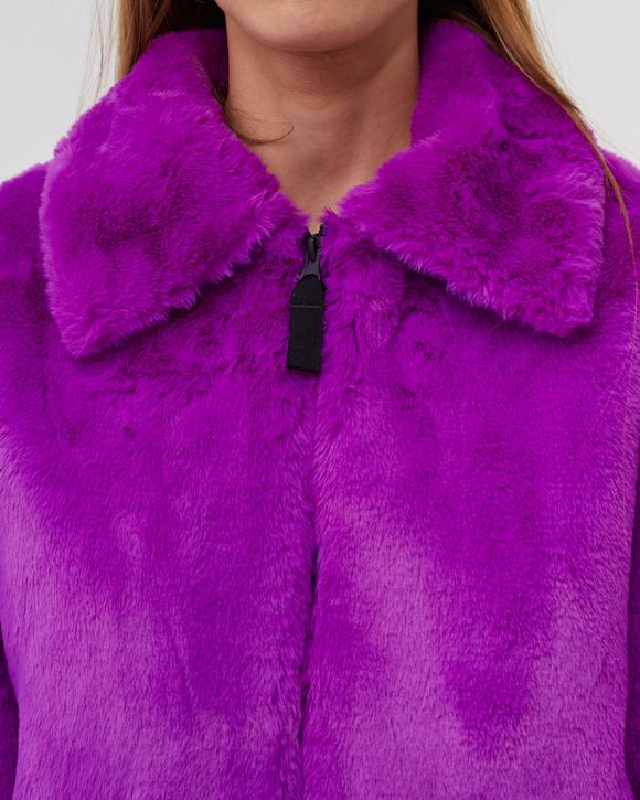 WMNS Plush Faux Fur Long Jacket