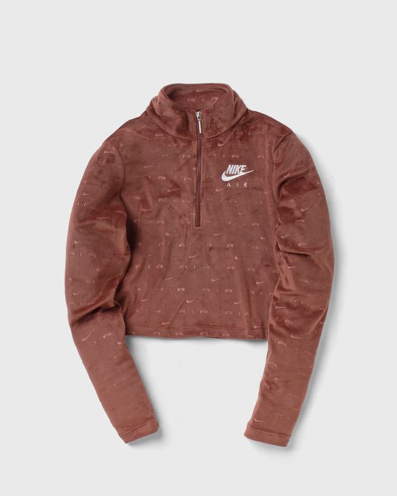 WMNS Velour Zip Longsleeve Top