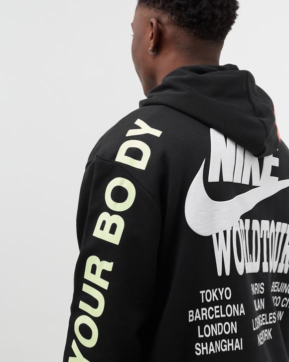 Nike World Tour French Terry Hoodie Black | BSTN Store