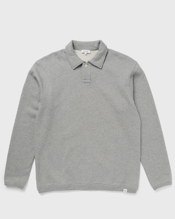 Hjartdal Brushed Diagonal Cotton Fleece Polo