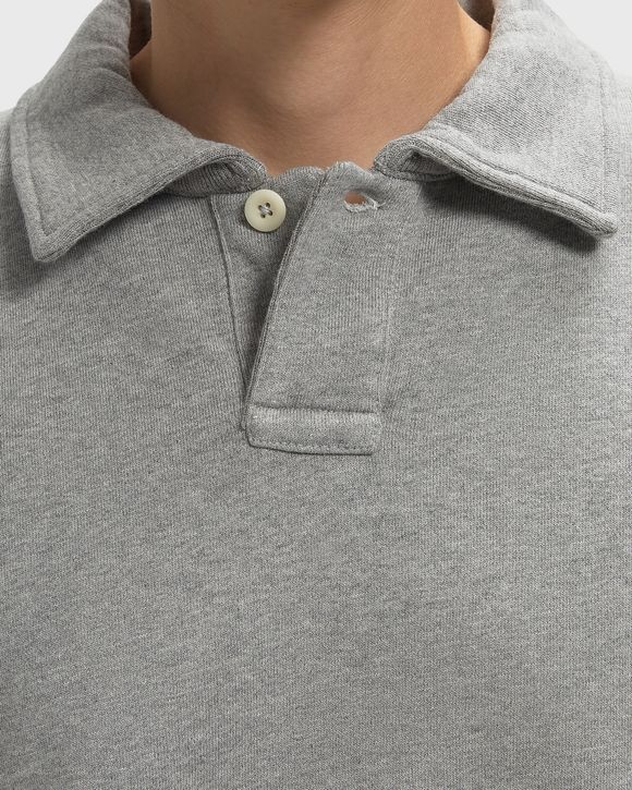 Hjartdal Brushed Diagonal Cotton Fleece Polo