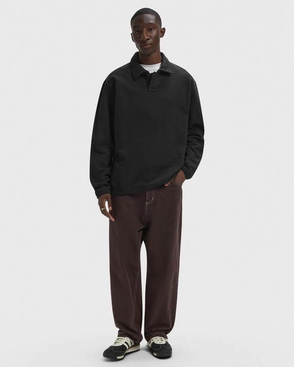 Hjartdal Brushed Diagonal Cotton Fleece Polo