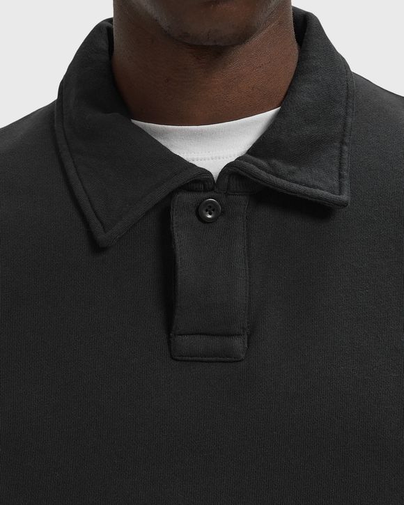 Hjartdal Brushed Diagonal Cotton Fleece Polo