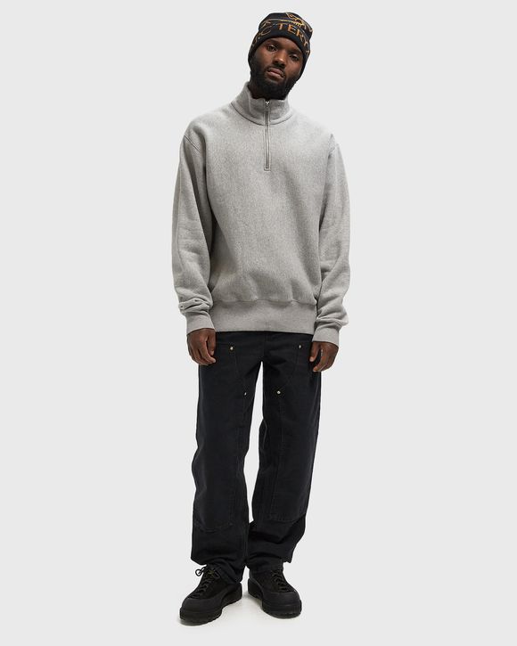 Ketel Relaxed Cotton Wool Half Zip Sweatshirt