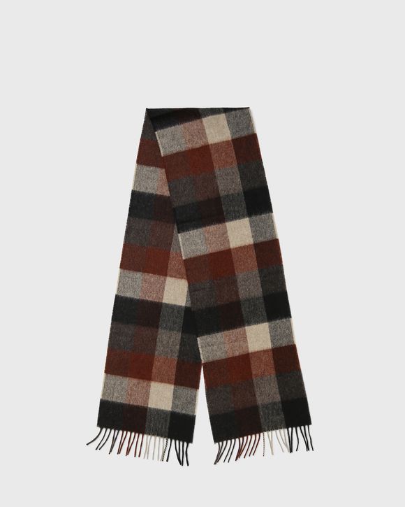 Norse Moon Merino Lambswool Checked Scarf