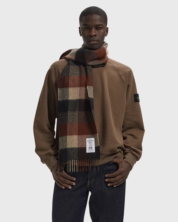 Norse Moon Merino Lambswool Checked Scarf