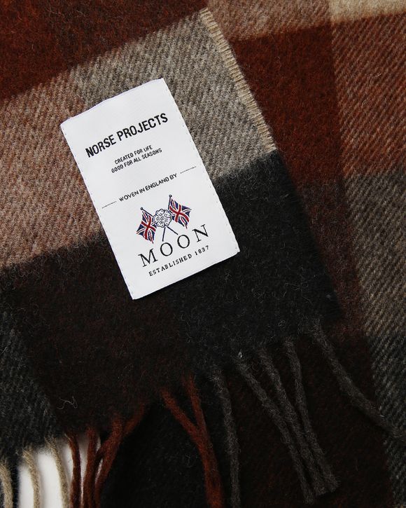 Norse Moon Merino Lambswool Checked Scarf