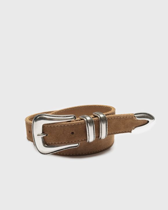 Western Suede Silver Belt