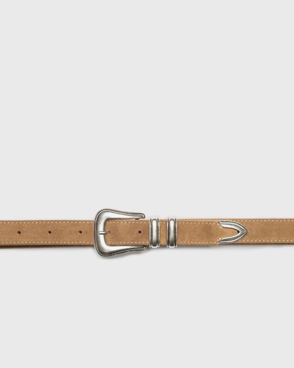 Western Suede Silver Belt