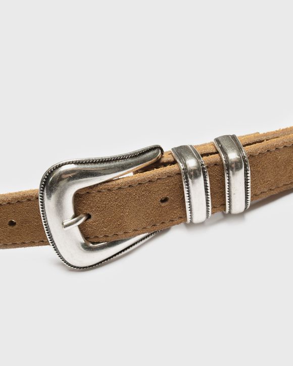 Western Suede Silver Belt