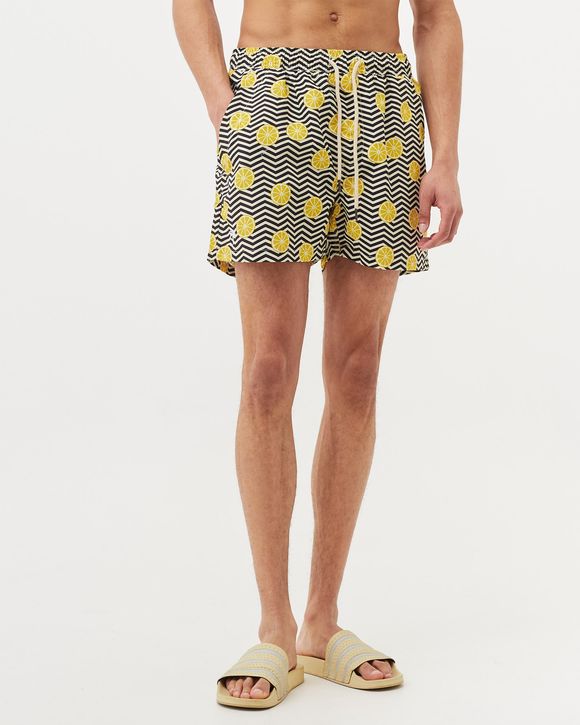 Black Lemon Swim Shorts