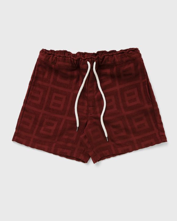 Burgundy Terrace Terry Shorts