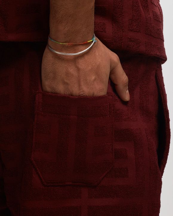 Burgundy Terrace Terry Shorts