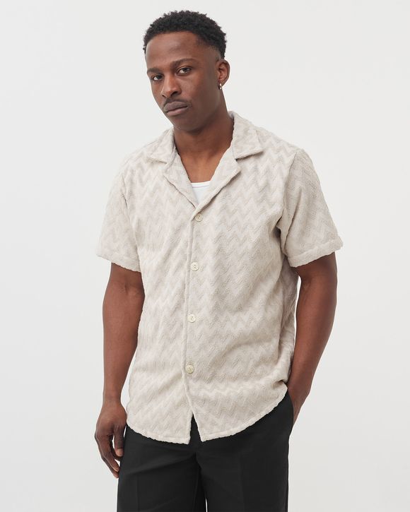 Grey Zig Terry Shirt