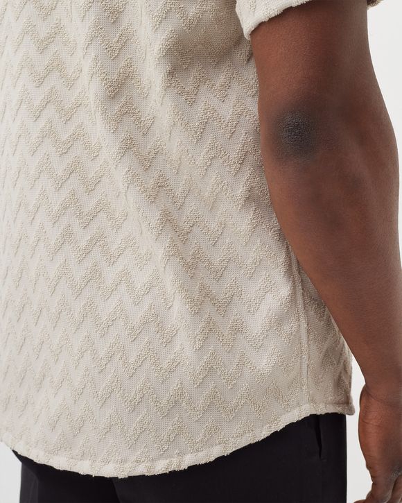Grey Zig Terry Shirt