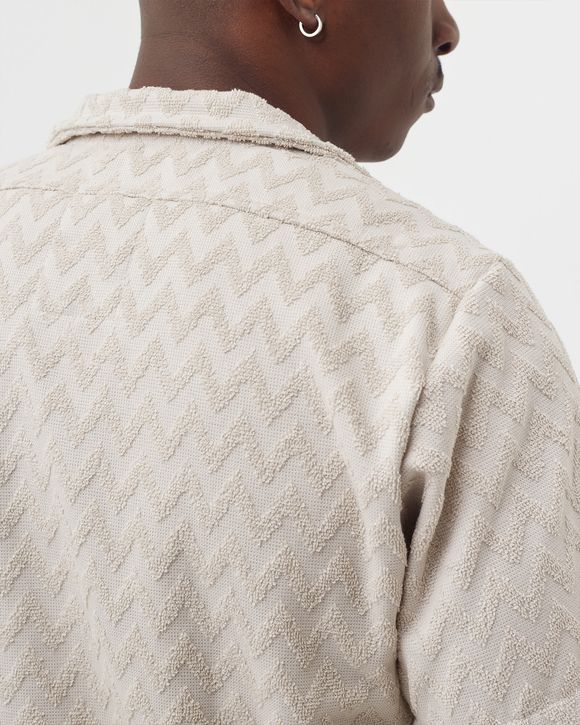 Grey Zig Terry Shirt