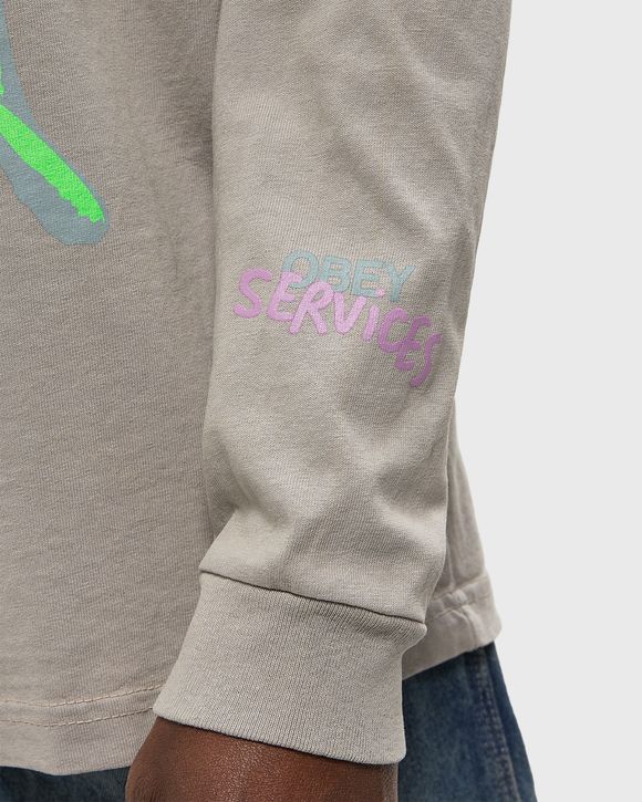 ALMOST FREE OBEY LS TEE