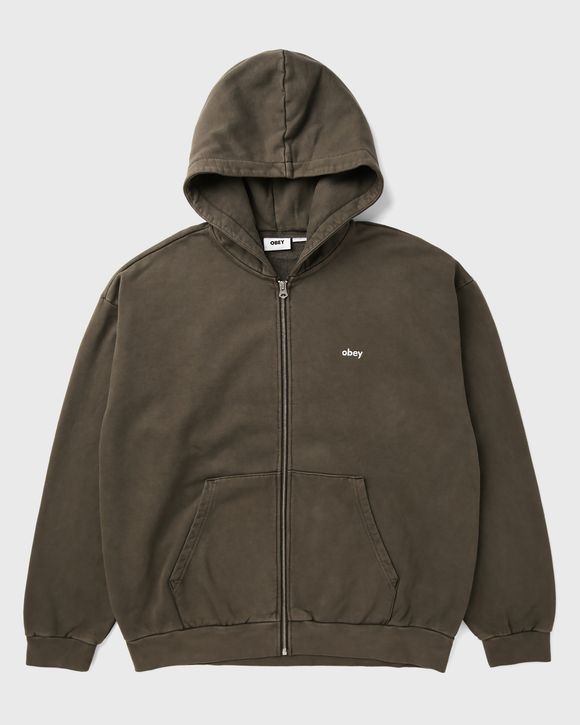 LOWERCASE PIGMENT ZIP HOOD
