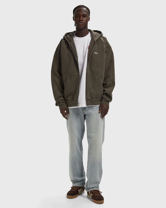 LOWERCASE PIGMENT ZIP HOOD