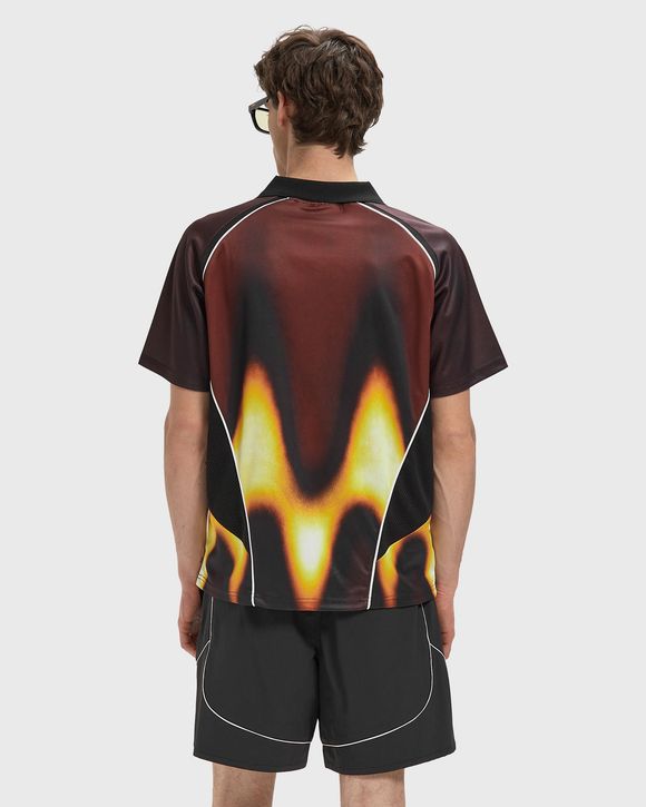 Obey blurred soccer jersey