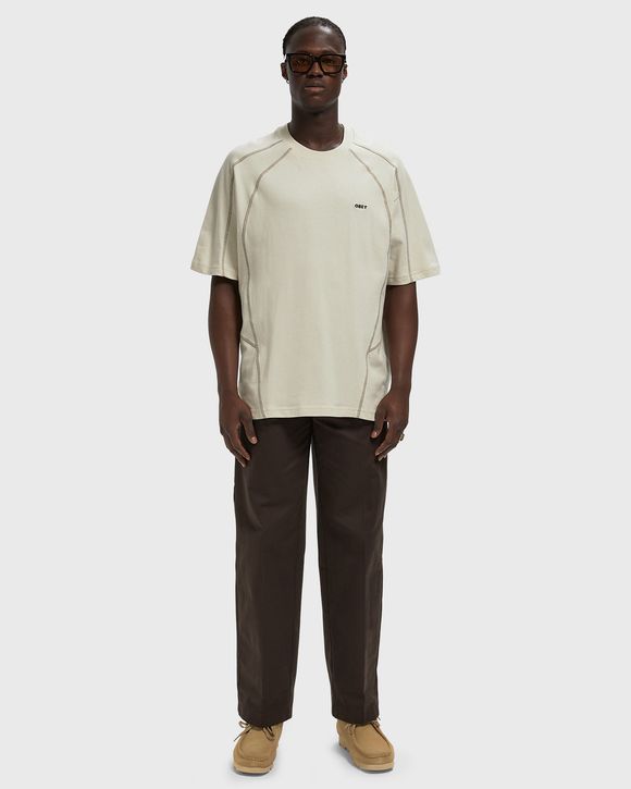 Obey contrast stitch tee