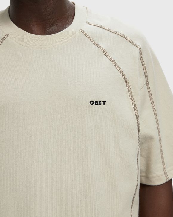 Obey contrast stitch tee