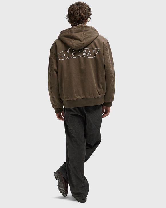 Obey randy zip up hood