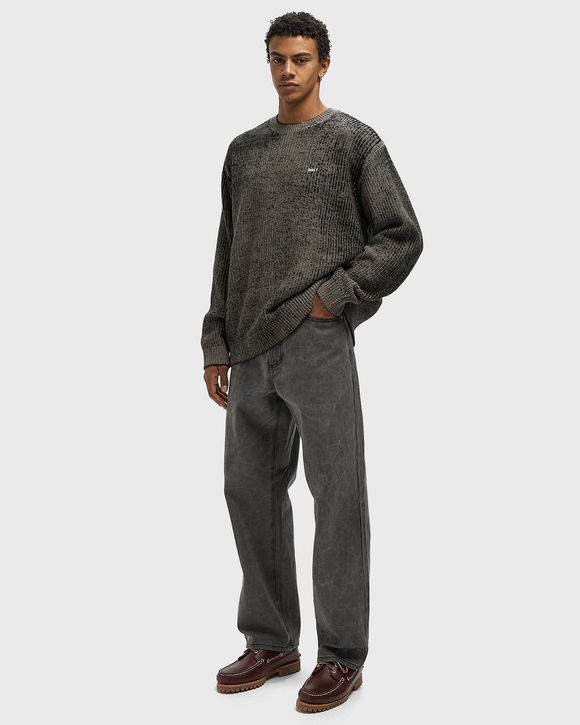 Obey spray effect sweater