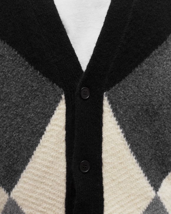 MILES SWEATER TEC WO MULITISTIT ARGYLE