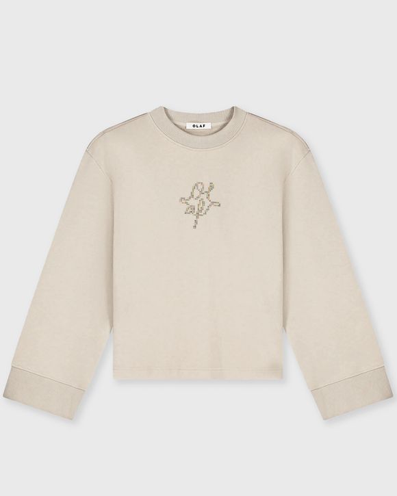 DOTTED MONOGRAM CREWNECK