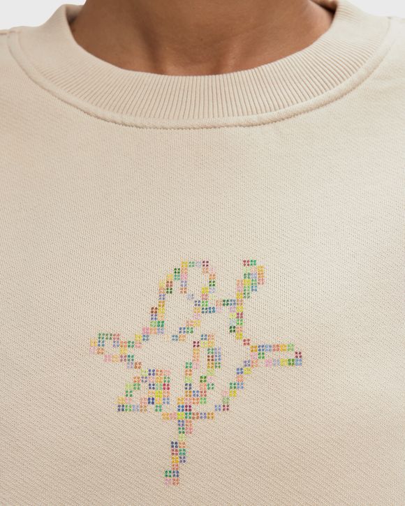 DOTTED MONOGRAM CREWNECK