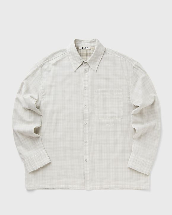 DOUBLE FACED CHECKED BOXY SHIRT