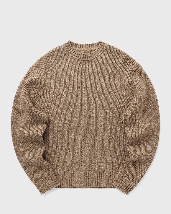 ESSENTIAL MELANGE KNITTED CREWNECK