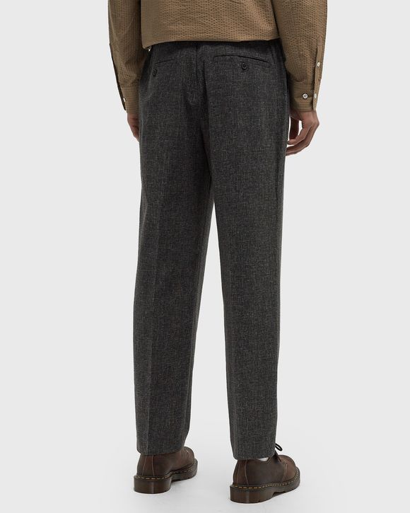 HOUNDSTOOTH PLEATED TAILORED PANT