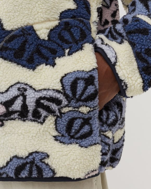 OLAF AOP ZIP FLEECE