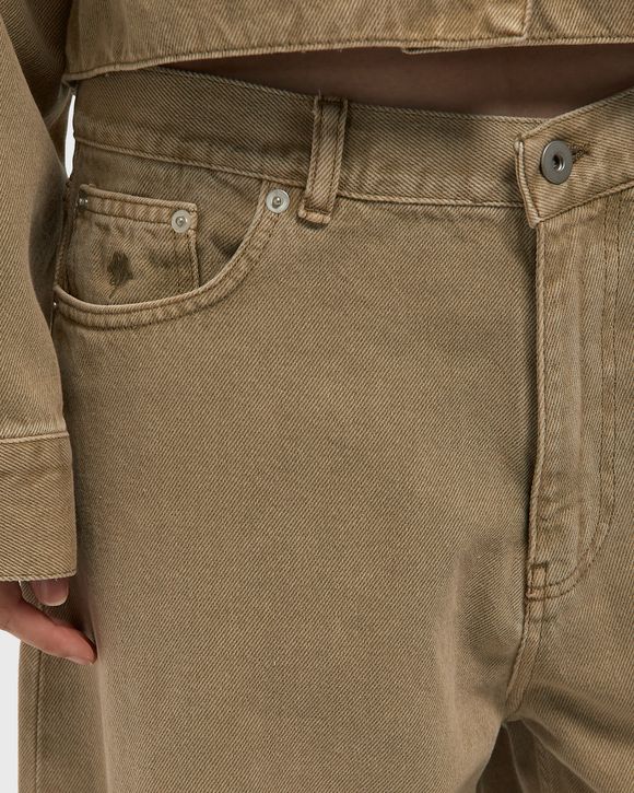 WMNS MONOGRAM BARREL LEG DENIM PANT