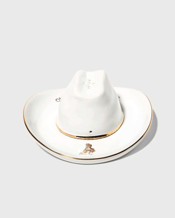 CERAMIC COWBOY HAT INCENSE HOLDER
