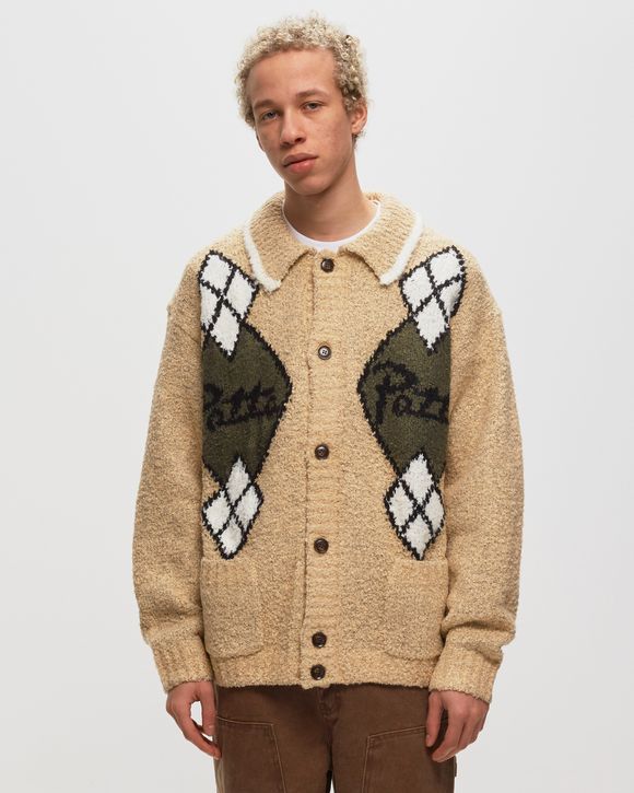 ARGYLE KNITTED CARDIGAN