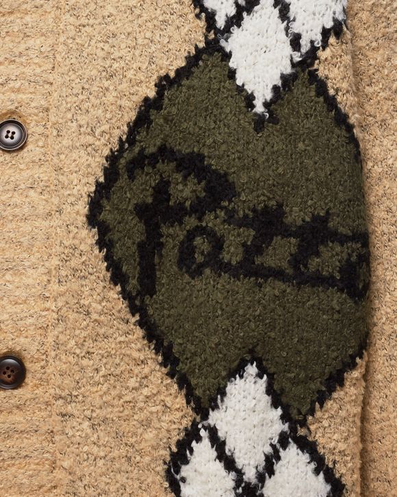 ARGYLE KNITTED CARDIGAN