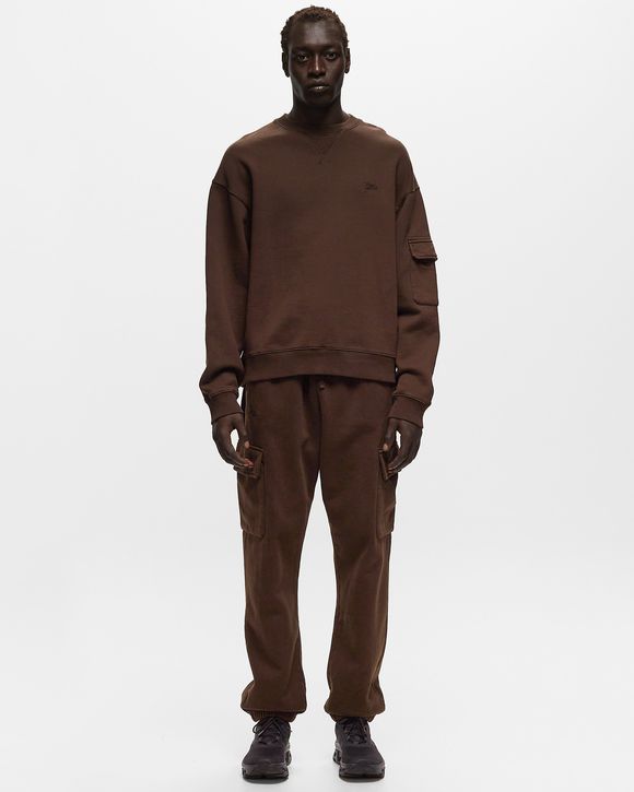 BASIC PIGMENT DYE BOXY CREWNECK SWEATER
