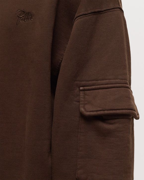 BASIC PIGMENT DYE BOXY CREWNECK SWEATER
