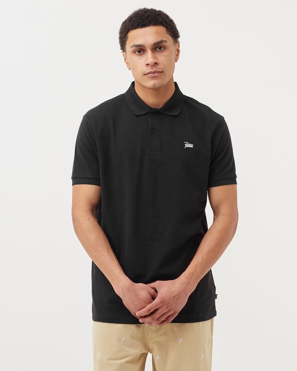 Basic Pointelle Shortsleeve Polo Shirt