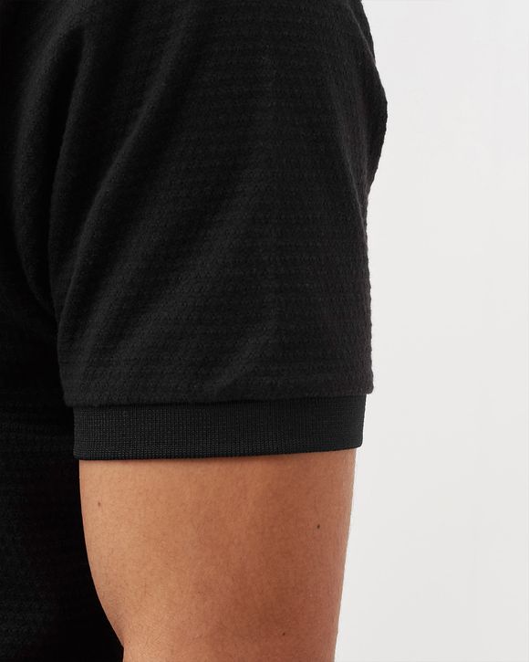 Basic Pointelle Shortsleeve Polo Shirt
