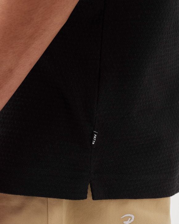 Basic Pointelle Shortsleeve Polo Shirt