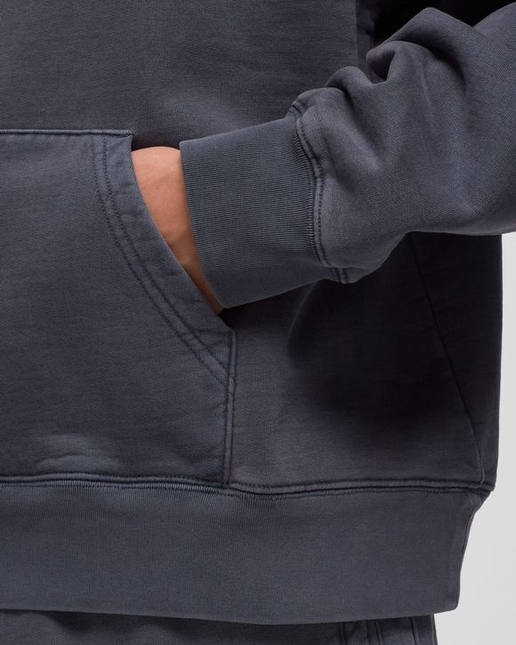 BASIC WASHED BOXY HOODED SWEATER