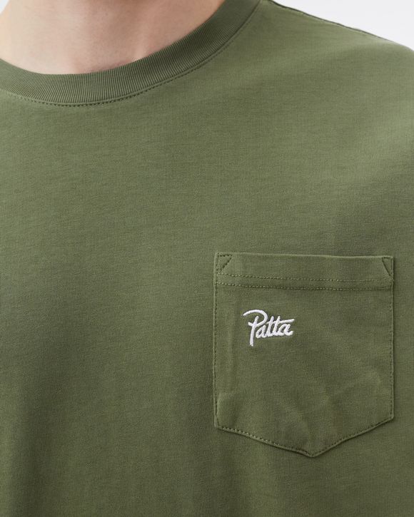 Basic Washed Pocket Longsleeve T-Shirt