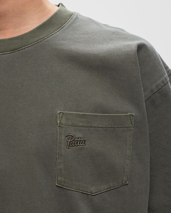 BASIC WASHED POCKET T-SHIRT