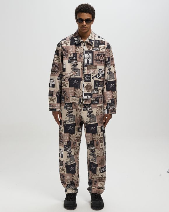 Collage Canvas Pants