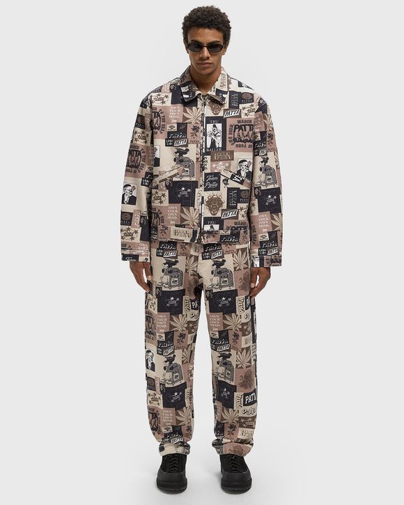 Collage Insulated Canvas Jacket