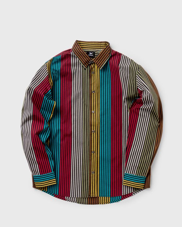 Jamaican Stripe Poplin Longsleeve Shirt